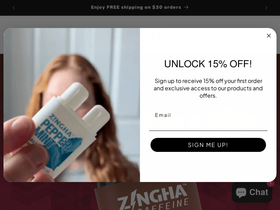 Z!NGHA website screenshot