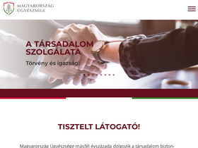 'ugyeszseg.hu' screenshot