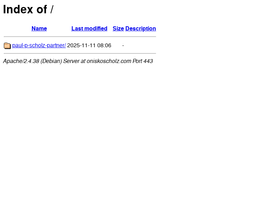 oniskoscholz.com