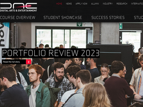 'digitalartsandentertainment.be' screenshot