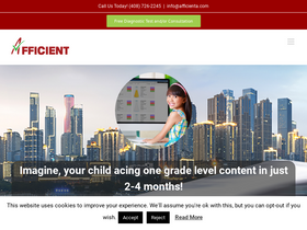 'afficienta.com' screenshot