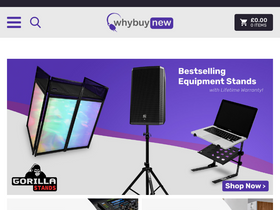 whybuynew homepage screenshot