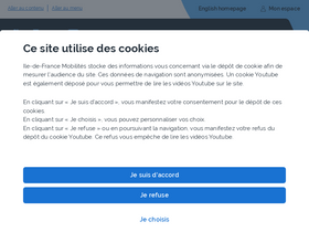 'navigo.fr' screenshot