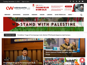 'cakrawarta.com' screenshot