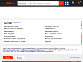 'digikey.fi' screenshot