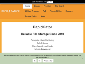 'rapidgators.net' screenshot