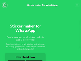 'getstickerpack.com' screenshot