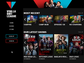 'vivaladirtleague.com' screenshot