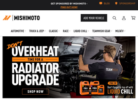 'mishimoto.com' screenshot