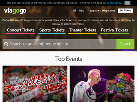 'viagogo.pl' screenshot