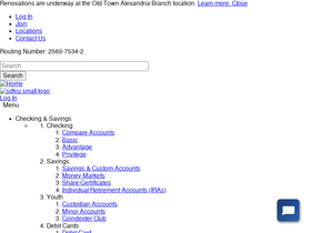 'sdfcu.org' screenshot