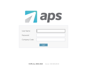 'apspayrollonline.com' screenshot