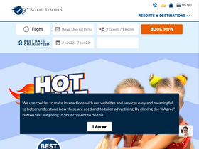 'royalresorts.com' screenshot