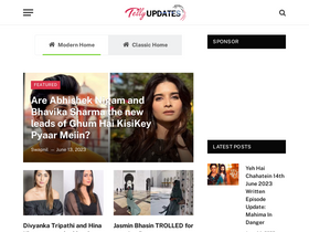 'tellyupdates.com' screenshot