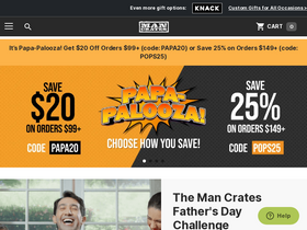 'mancrates.com' screenshot