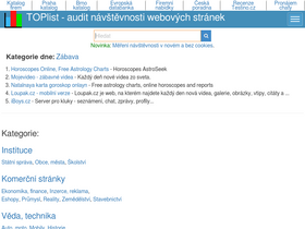 'toplist.cz' screenshot