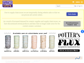 'amaco.com' screenshot