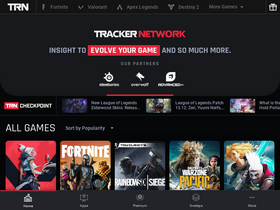 'thetrackernetwork.com' screenshot