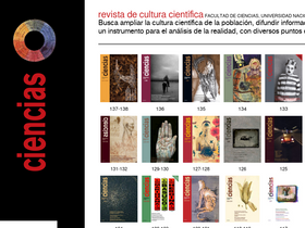 'revistacienciasunam.com' screenshot