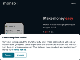 'monzo.com' screenshot