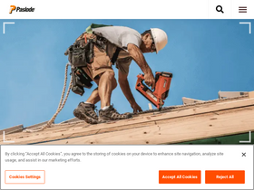 'paslode.com' screenshot