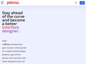 'pttrns.com' screenshot
