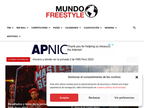 'mundofreestyle.com' screenshot