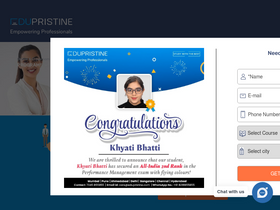 'edupristine.com' screenshot