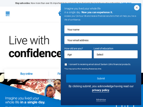 'sanlam.co.za' screenshot