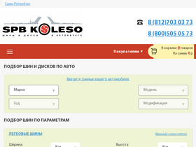 'spbkoleso.ru' screenshot