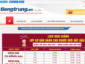 'tiengtrung.vn' screenshot
