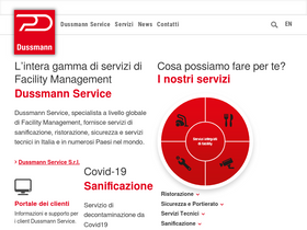 'dussmann.it' screenshot