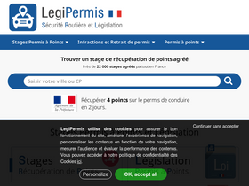 'legipermis.com' screenshot