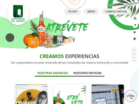 'uniquindio.edu.co' screenshot