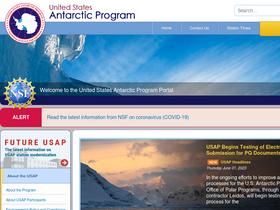 'usap.gov' screenshot