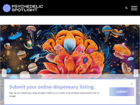 'psychedelicspotlight.com' screenshot