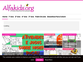 'alfakids.org' screenshot