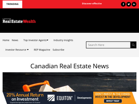 'canadianrealestatemagazine.ca' screenshot