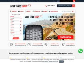 'best-tires.ro' screenshot