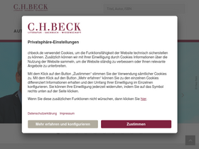 'chbeck.de' screenshot