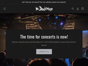 notdeadenough.be homepage screenshot