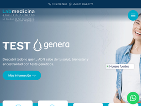 'labmedicina.com' screenshot