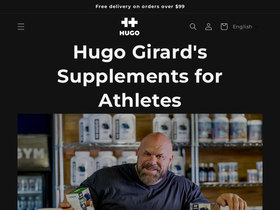 hugonutrition.com homepage screenshot