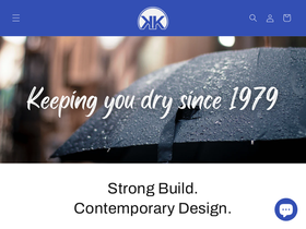 kkumbrellas.com homepage screenshot