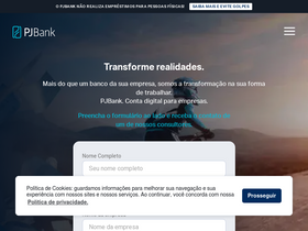 'pjbank.com.br' screenshot
