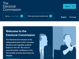 'electoralcommission.org.uk' screenshot