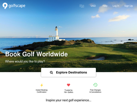 'golfscape.com' screenshot