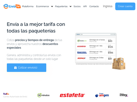 'enviaya.com.mx' screenshot