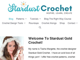 'stardustgoldcrochet.com' screenshot