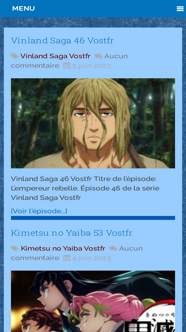 Vostfree - Animes VF et VOSTFR en Streaming et Téléchargement Gratuit